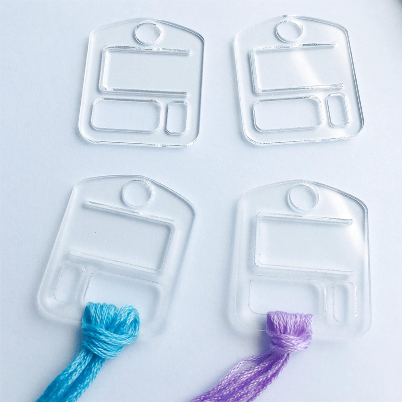 Durable Acrylic Floss Drops, Clear Acrylic Thread Drops, Flo