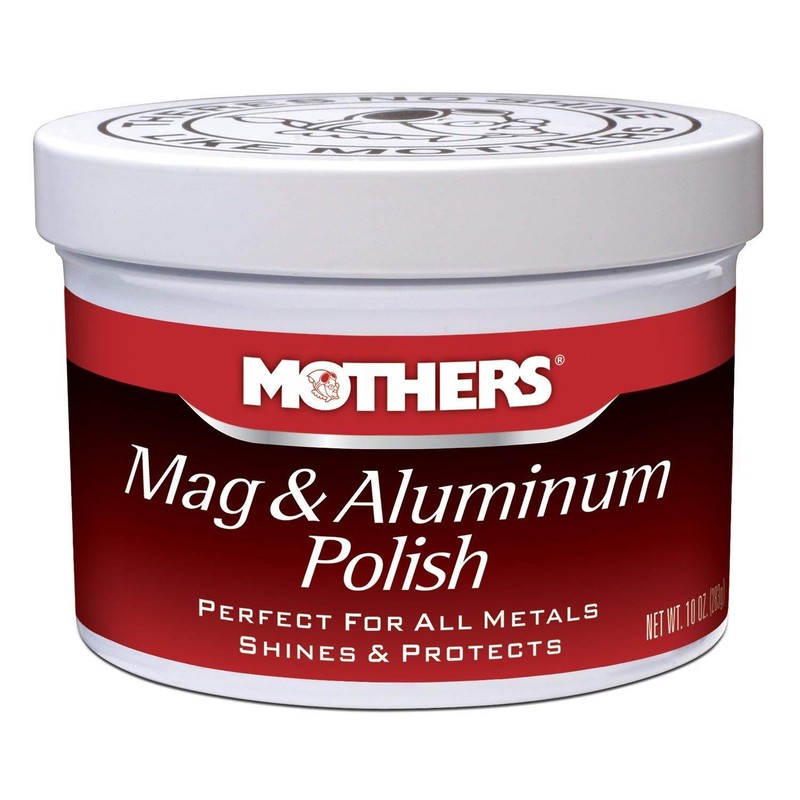 Mothers Mag Aluminum Polish 10 oz Top Quality Shines Protects Perfect For Metals