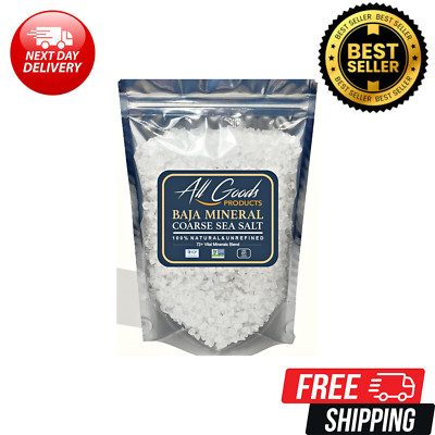 Baja Gold Mineral Sea Salt Natural Grain Crystals 1 Lb. Bag