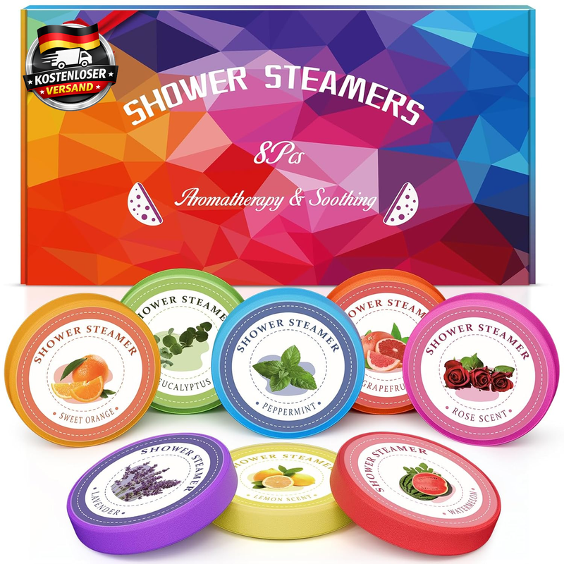 Aromatherapie Shower Steamers Set für Frauen - Entspannung & Wellness in der Dusche