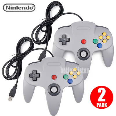 For Nintendo 64 N64 USB Controller Gamepad Joystick For PC MAC Raspberry Pi 3