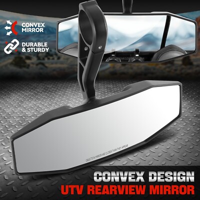Универсальное центральное зеркало заднего вида UTV неправильной формы с фиксатором для крепления на перекладине