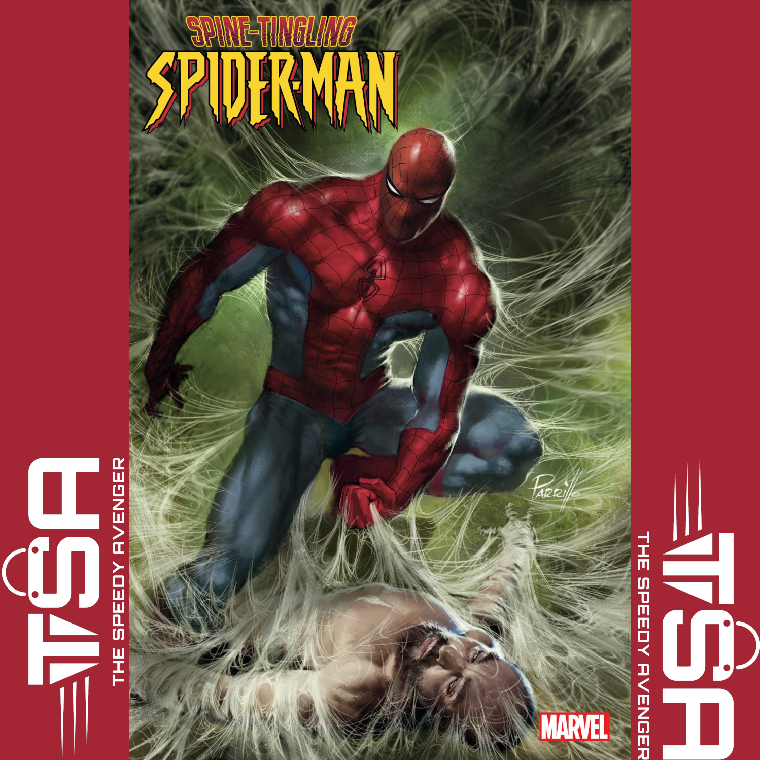 SPINE-TINGLING SPIDER-MAN #1 Lucio Parrillo 1:25 Incentive Ratio Variant 2023