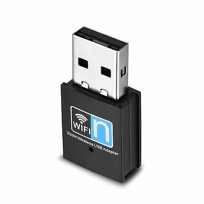 Mini WiFi WLAN Wireless Adapter USB 2.0 Stick Dongle 300 Mbit IEEE 802.11b/g/n