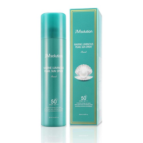 [ JM SOLUTION ] Спрей для загара Marine Luminous Pearl Sun Spray 180 мл (6,08 жидких унций)