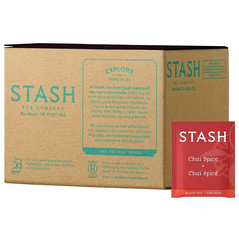 Chai Spice Black Tea 100 Count Box Of Tea Bags