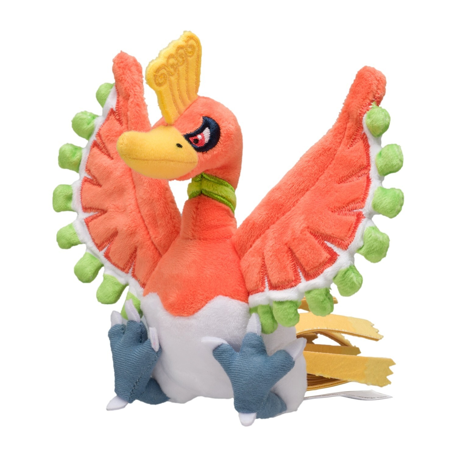 Pokemon Center Fit Plush Doll - Ho-Oh 7in Fire Rainbow Johto Pokemon Center Fit Plush Doll - Ho-Oh 7in Fire Rainbow Johto