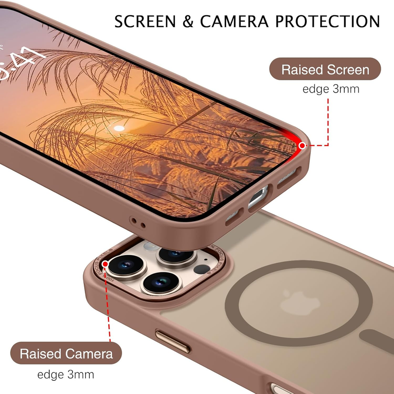 for iPhone 16 Pro Case, iPhone 16 Pro Phone Case Compatible with Magsafe Translu