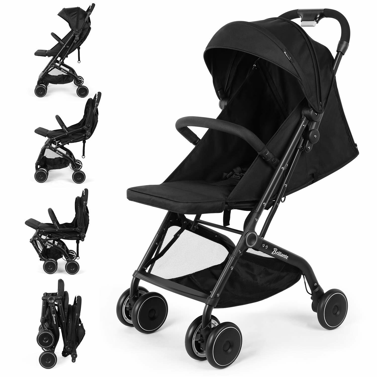 one hand collapsible stroller