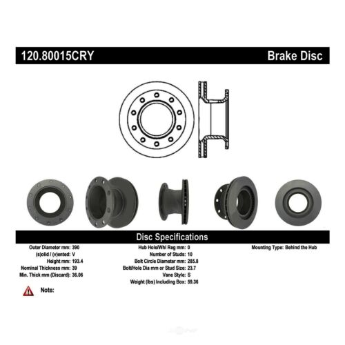 Rotor Specifications Discard Chart