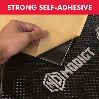 Self-Adhesive Heat Shield Car Sound Proofing Deadening Butyl Insulation Mat 2mm