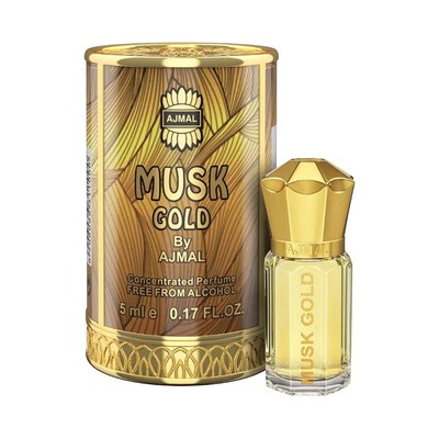 Ajmal MUSK GOLD Non-Alcoholic Concentrated Perfume Long Lasting Attar For Men