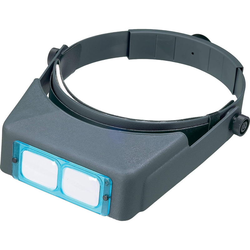 Donegan LX-5 Optivisor Headband Magnifier, 2.25X Magnification Optical-Grade Acr