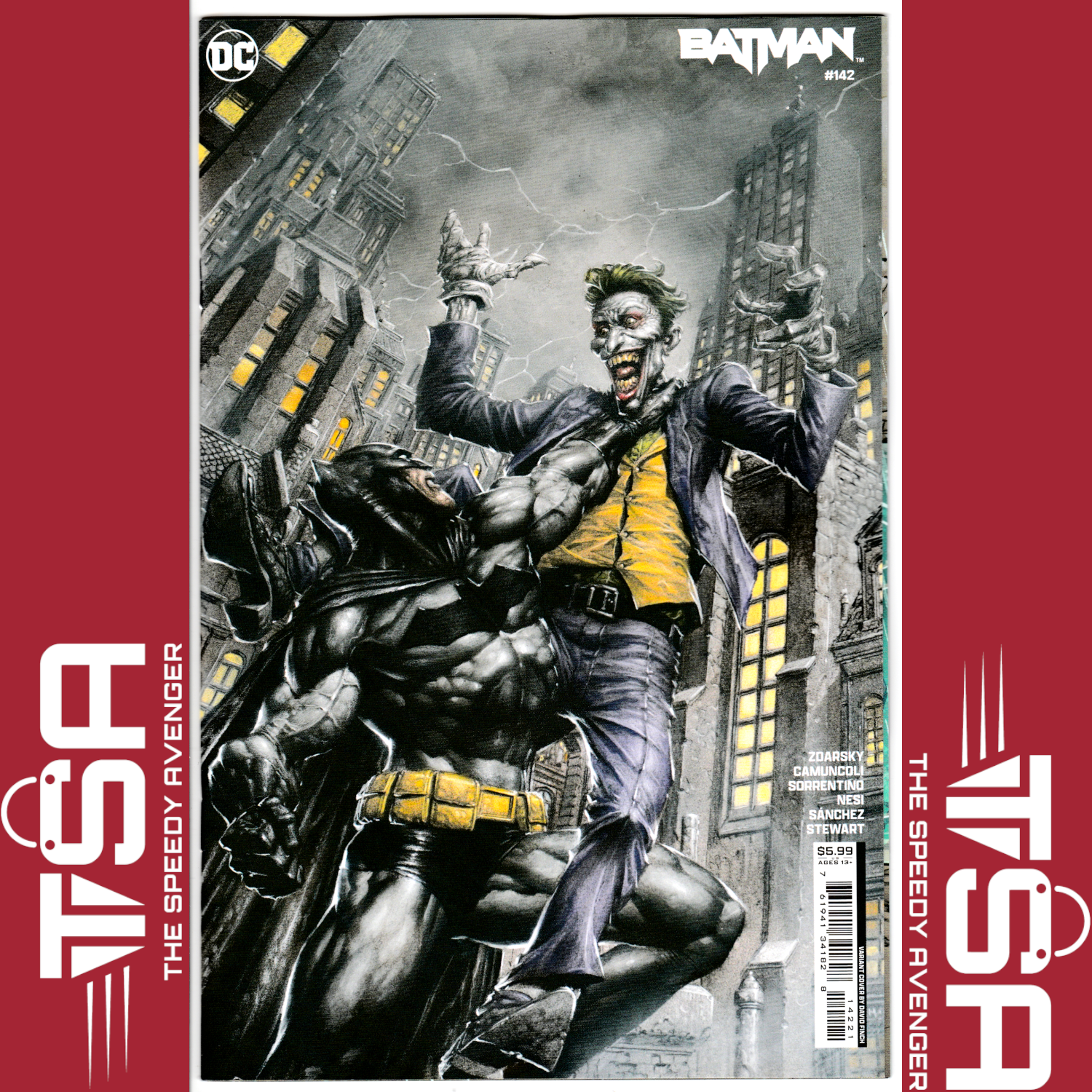 BATMAN #142 (Vol 3) JOKER YEAR ONE David Finch Variant 2024 KEY ISSUE! DC Comics