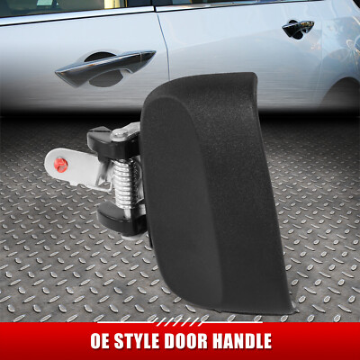 Для 00-04 Nissan Xterra Черная текстурированная Наружная ручка задней левой двери со стороны водителя