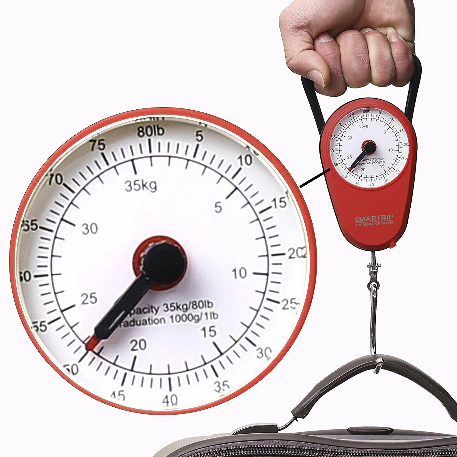 Luggage Scale Travel Suitcase Hook Analog Scales Easy Read Compact Handheld New