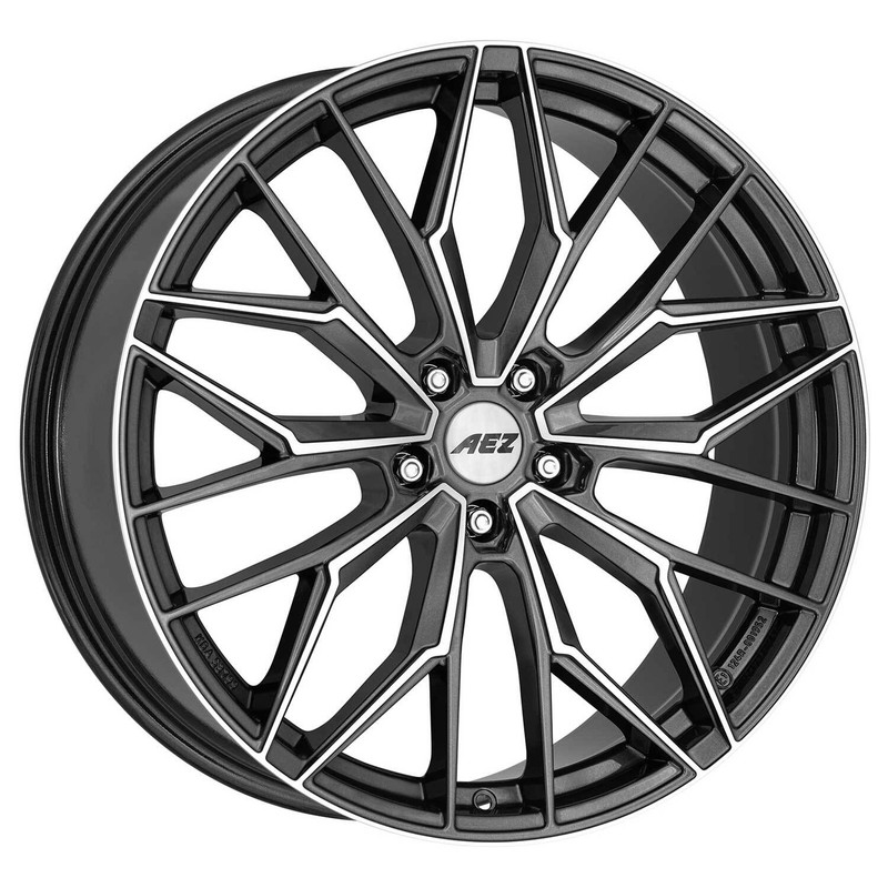 Jantes Aez Porto Dark 8.0jx18 Et48 5x112 Pour Mercedes Benz A A B C Cla E Eqa (H