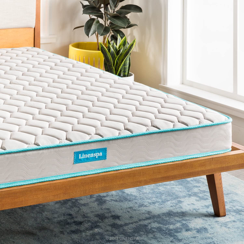 6 Inch Innerspring Queen Mattress with Foam Layer - Firm Feel - Certipur-Us Cert