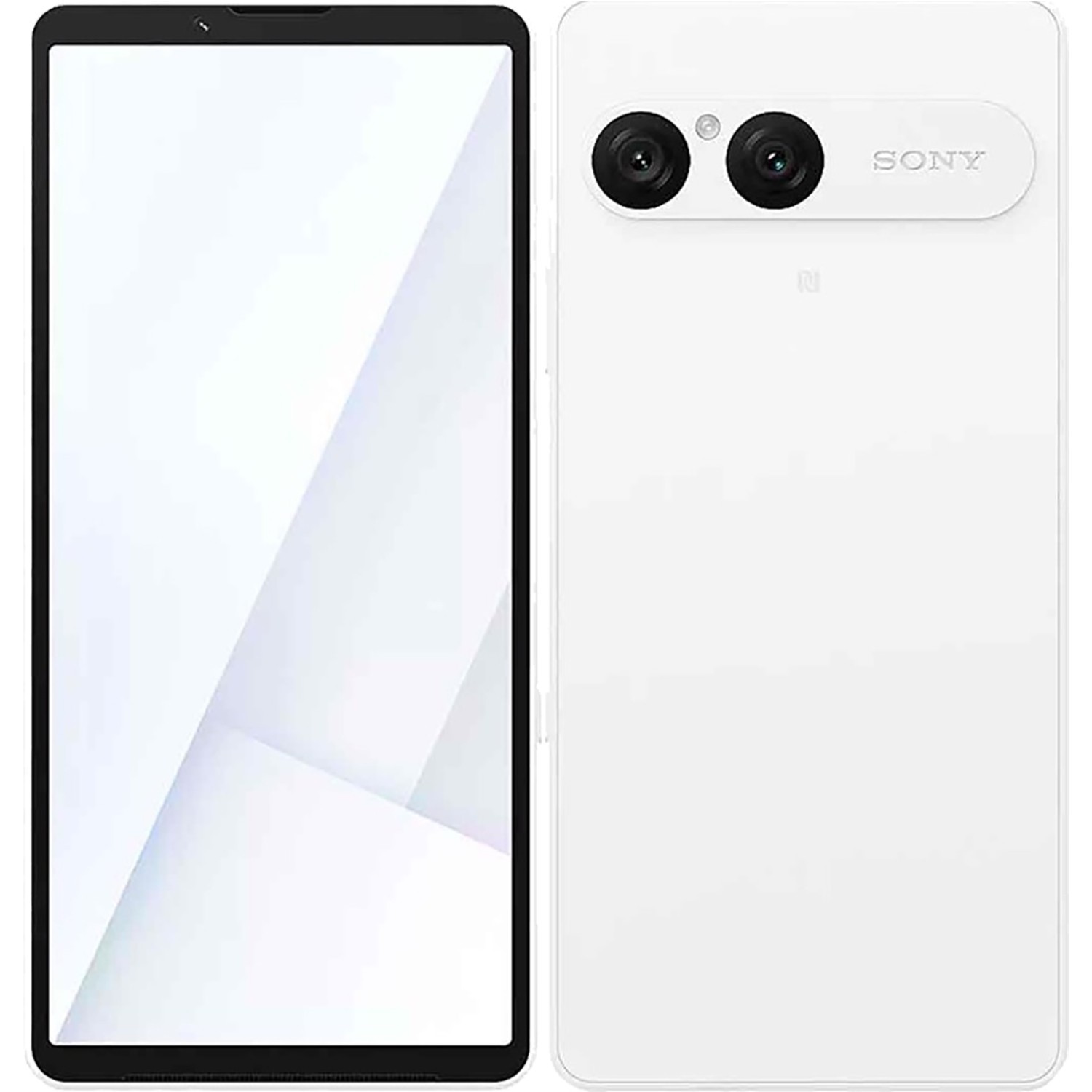 SONY XPERIA 10 IV ホワイト Check out the mid-range Sony Xperia 10 IV in all its flat