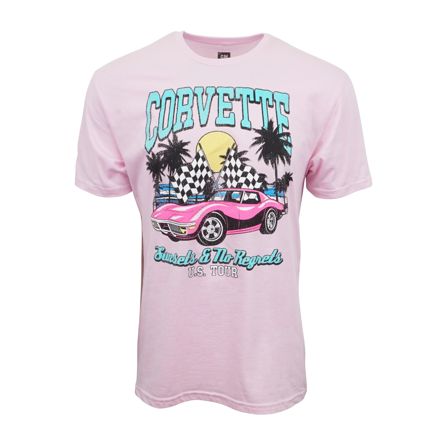 

ФУТБОЛКА GM CORVETTE SUNSET AND NO REGRETES US TOUR, Розовый