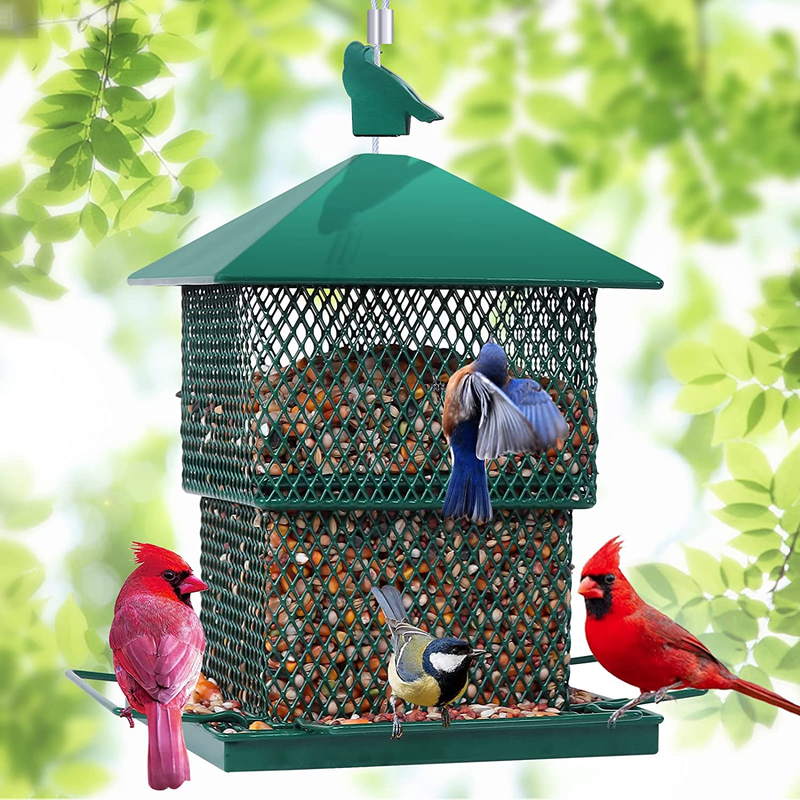 Outdoors Hanging Squirrel Proof Supports Cardinal 6.5 Lb Iron Metal