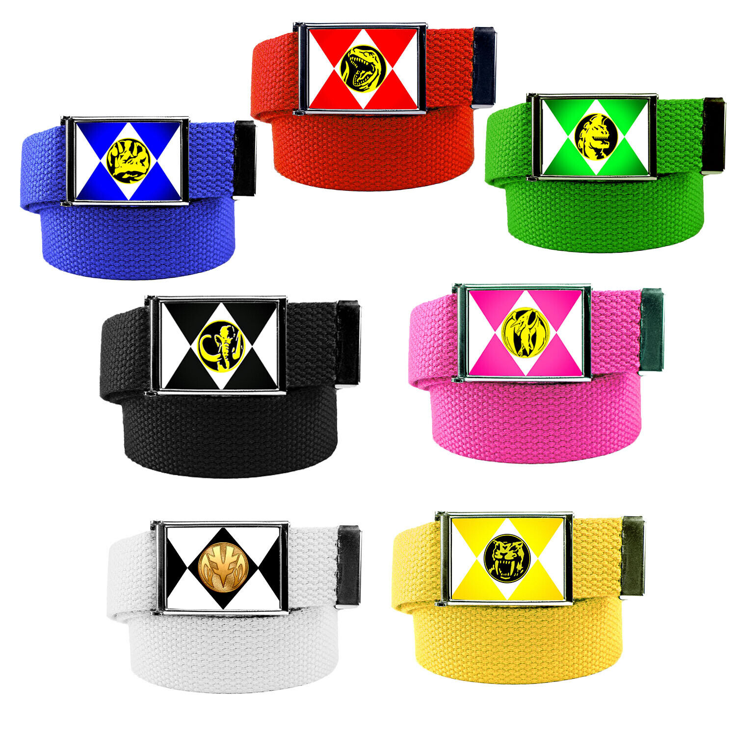 Build A Belt Adult Power Ranger Buckle 1.25 Build A Belt Adult Power Ranger Buckle 1.25
