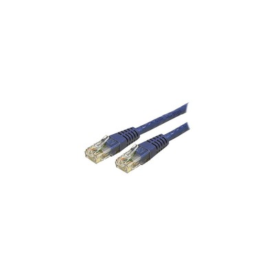 StarTech C6PATCH5BL 5' Cat-6 Blue Molded RJ45 UTP Gigabit Cat6 Patch Cable