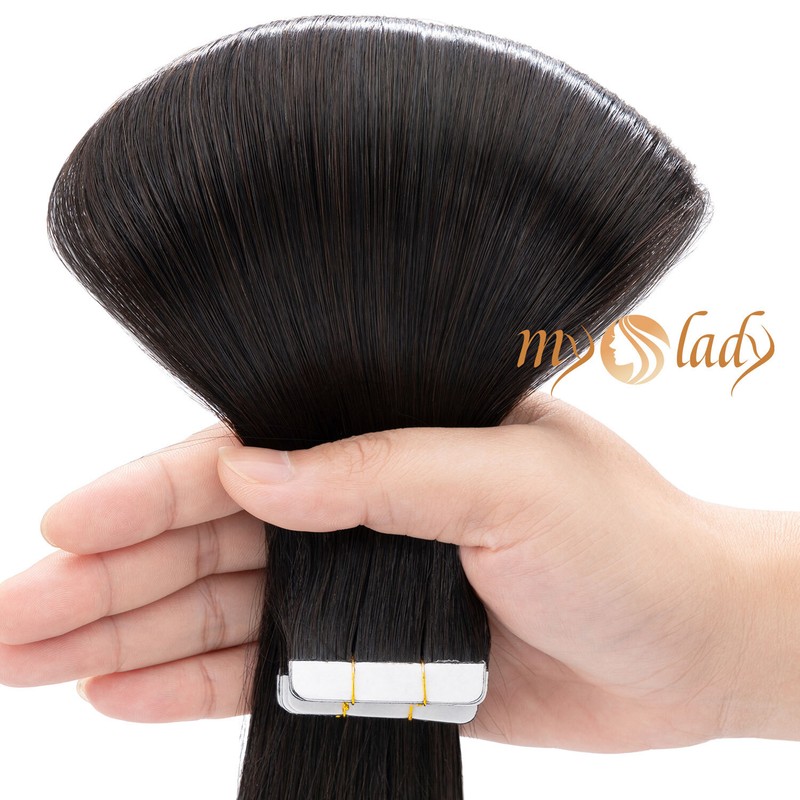 Balayage Tape In 100% Real Remy Human Hair Extensions Skin Weft Thick Full Head