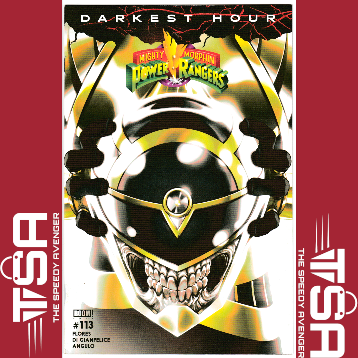 MIGHTY MORPHIN POWER RANGERS #113 Goni Montes Helmet Variant 2023 BOOM!