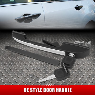 Для 84-88 Audi 5000 Quattro Текстурированная наружная ручка передней левой двери с комплектом ключей