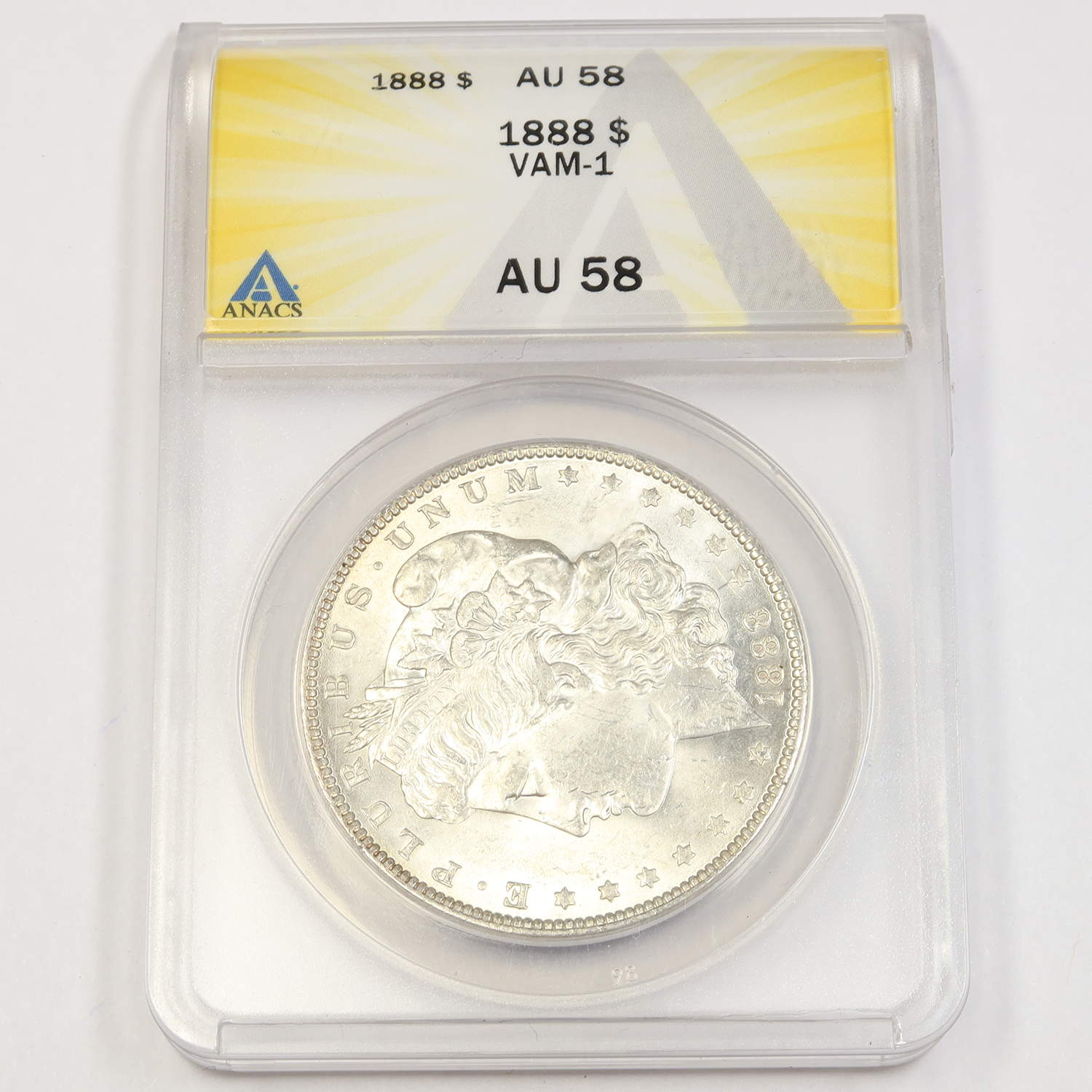 yuuaです 1888 P ANACS AU58 | VAM 1 - Silver Morgan Dollar - $1 US