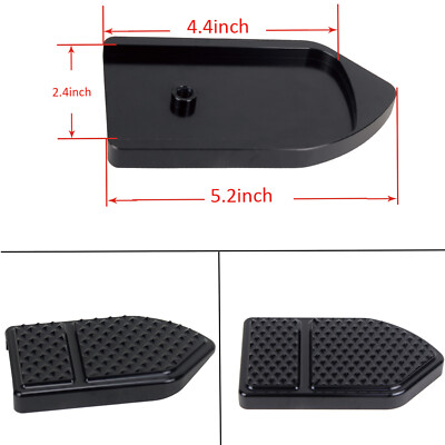 Large Extended Brake Pedal Pad Cover for Harley Dyna Switchback FLD 2012-2016