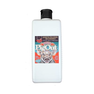 Evolved - Pig Out Premium Lockmittel für Schwarzwild/Wildschwein,  500ml (USA)