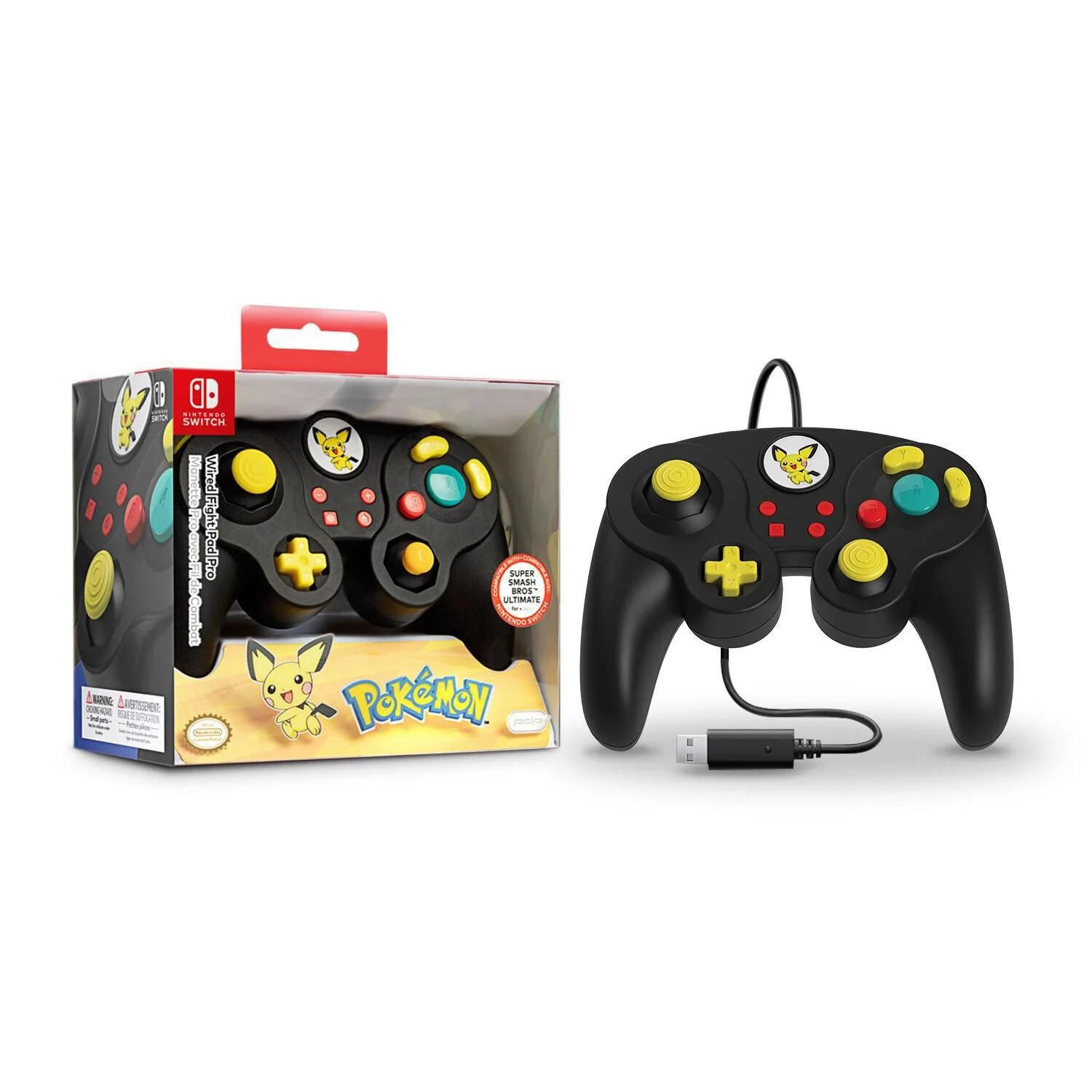 PDP コントローラ　Nintendo switch ピカチュウ PDP ／ Pichu ピチュー ／ ポケモン 海外限定品 公式ライセンス