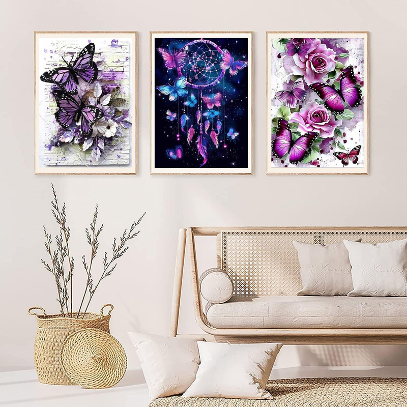 6 Pack Diamond Painting Kits for Adults Peinture Diamant 5D Adulte Nouveauté Gem