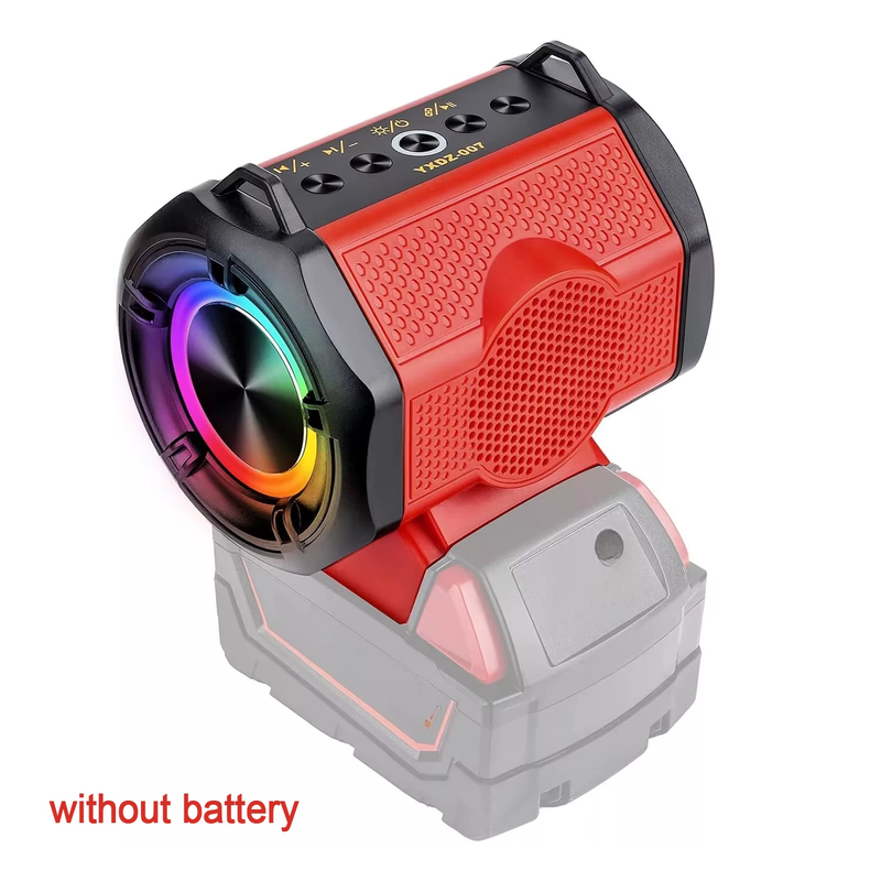 Cordless Portable Bluetooth Speaker Stero Player Loudspeaker Amplifier for Milwa