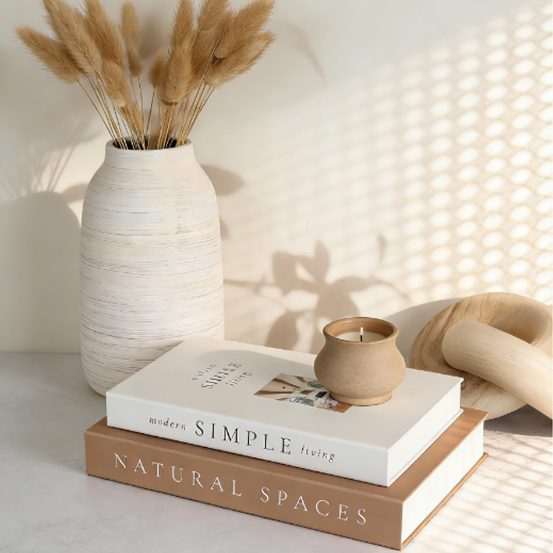 Beautiful Decorative Books - Set of 2 Boxes Enhance Your Coffee Table