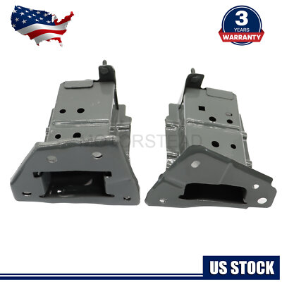 Bumper Bracket Set Fit For 2013-2019 Nissan Sentra 2 Pc Front Left & Right Steel