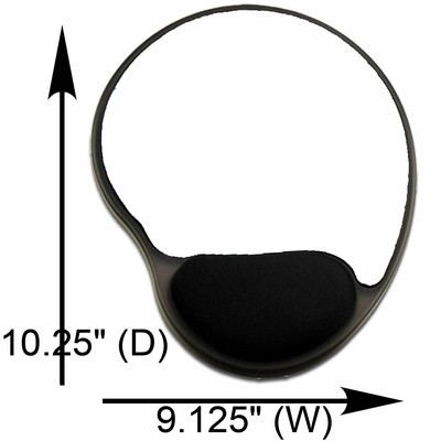 MSD Mouse Pad with Wrist Rest Support 20165562 Abstract Colorful Background Rain