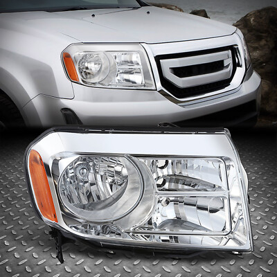 Для 12-15 Honda Pilot OE Style Пассажирская правая боковая фара головного фонаря Хром