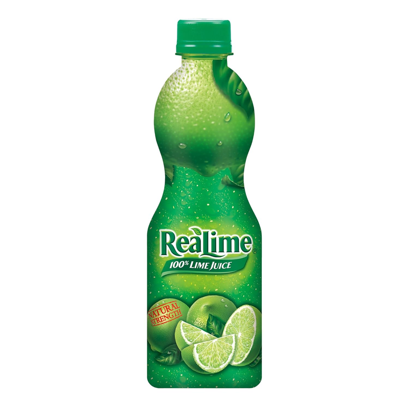 Realime 100% Lime Juice, 8 Fluid Ounce Bottle