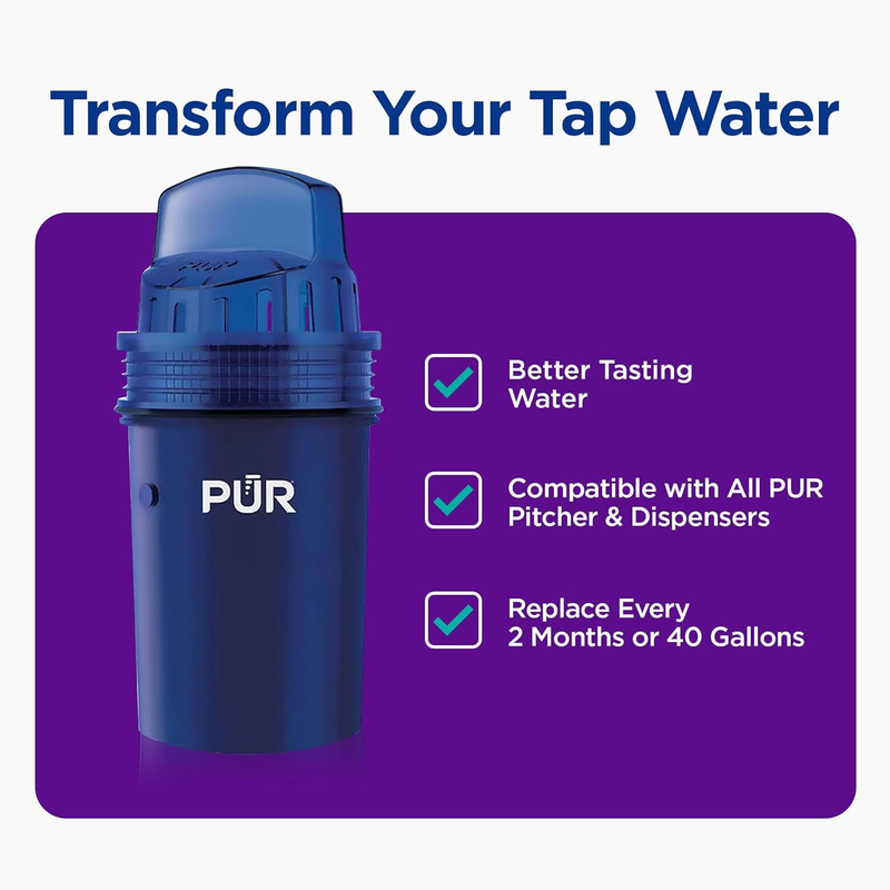 Faster Basic Water ifier Pitcher Replacement Water Filters (Pack of 4)