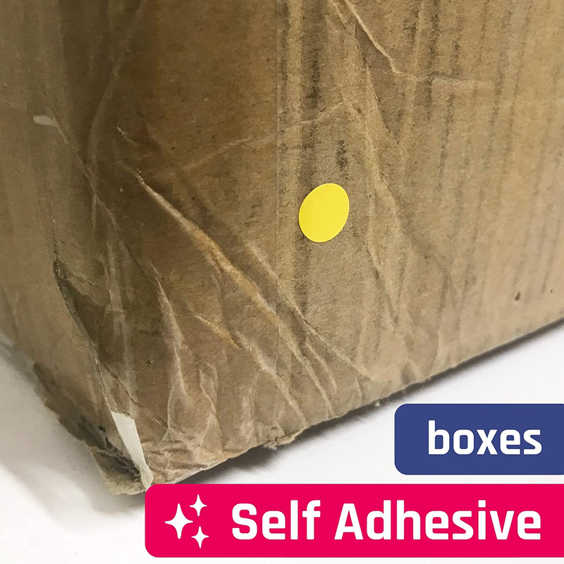 6000 Pack, 1/4" Small Colored Dot Stickers round Labels - 10 Colors