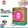 WBM Home Laundry Detergent Pods, Spring Fragrance Scent, 96 Count - HE Concentrated Laundry Pods With 10x Ultrapower Cleaning and 4D Laundry Stain Remover