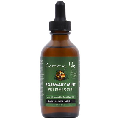 Sunny Isle Rosemary Mint Hair and Strong Roots Oil 3oz