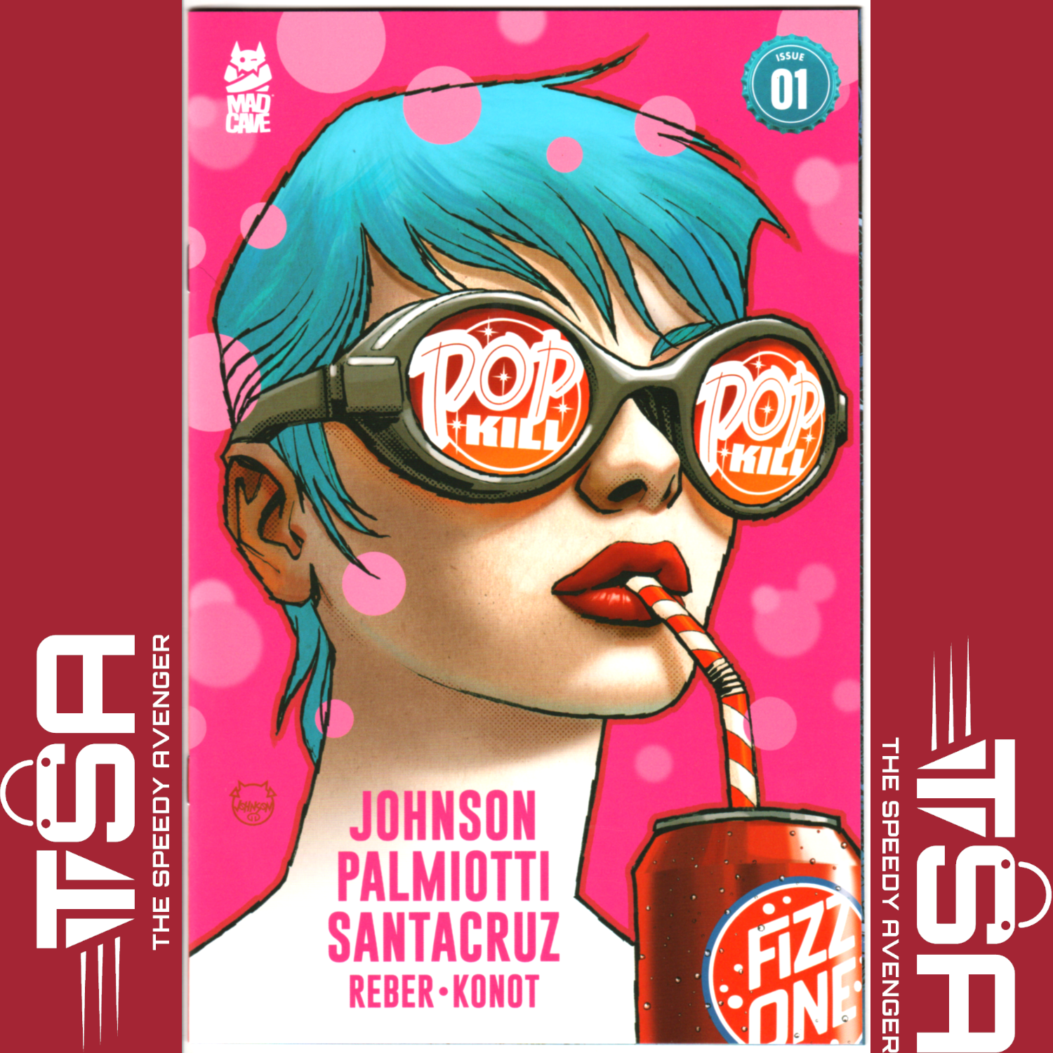 POP KILL #1 (Mad Cave) Dave Johnson 2nd Printing Variant 2025 Palmiotti