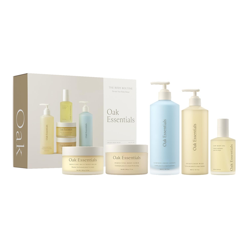 the Body Routine, 5-Piece Body Care Set, Full Sizes