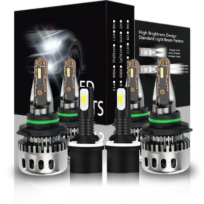 For Mercury Cougar 1989 1990 1999 LED Headlight Fog Light Bulbs Combo Kit 6000K