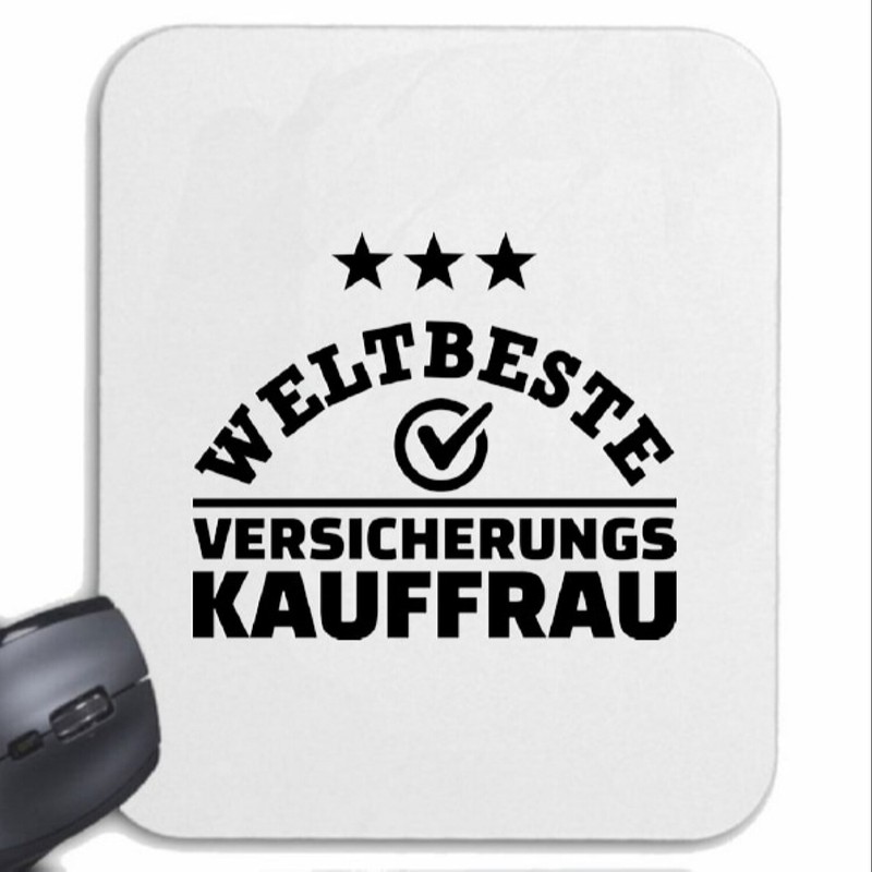 Mousepad (Mauspad) Welt Beste Versicherungskauffrau Versicherungskaufmann Versic