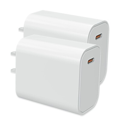 USB C Charger Block 20W Fast Wall Charger Type C Charging Block for iPhone 15/14